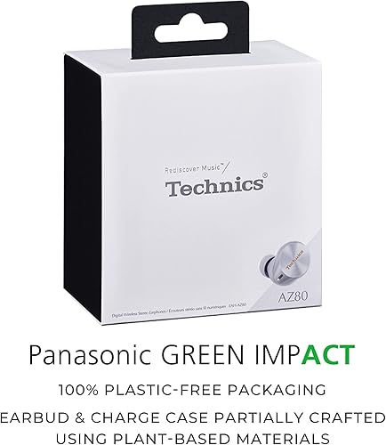 Vista 9 de Technics Auriculares Bluetooth Inalámbricos True Wireless de Alta Fidelidad Premium con Cancelación de Ruido Avanzada, Conectividad Multipunto de 3