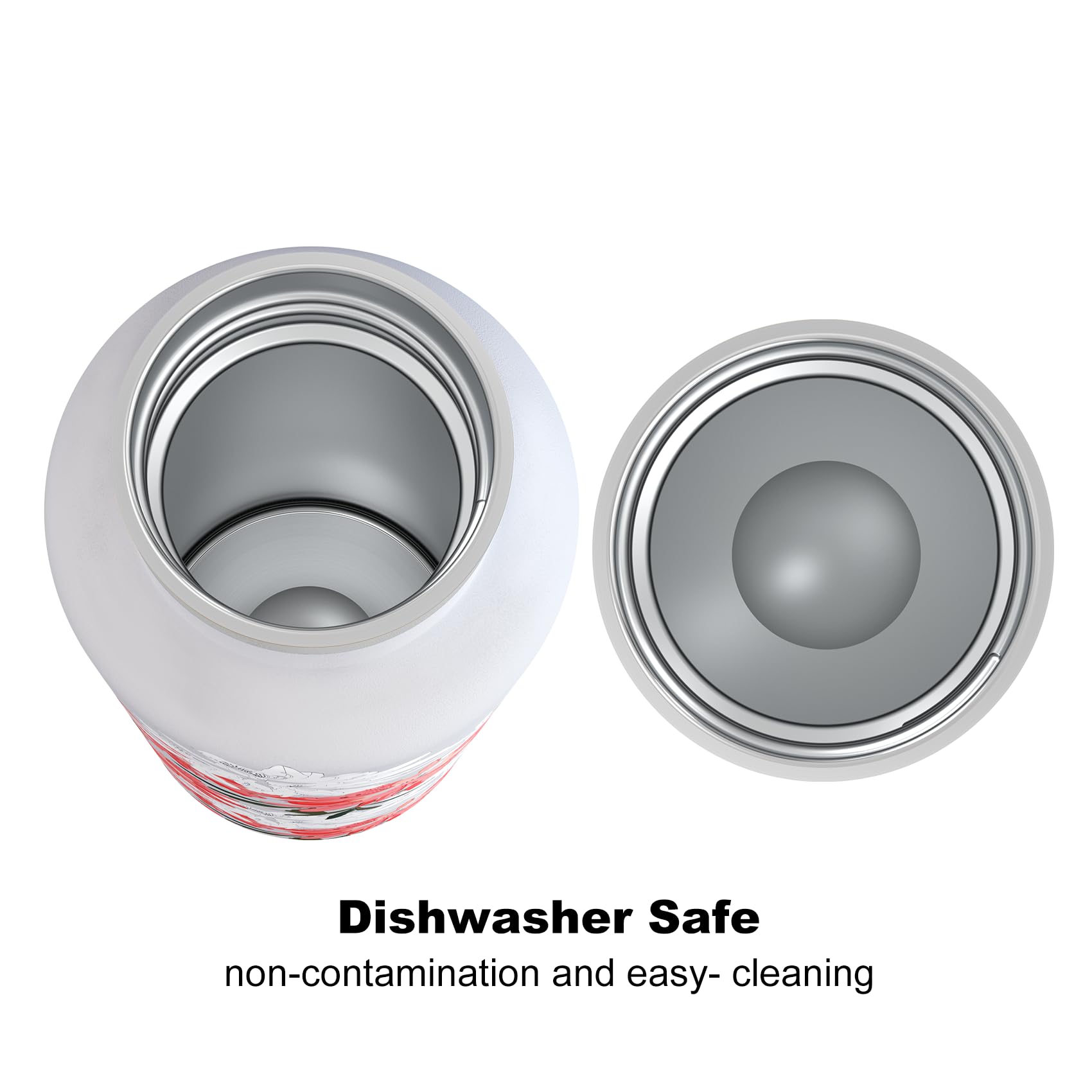 Super Sparrow Borraccia Termica, Acciaio Inox Bottiglia Termica - 350ml, 500ml, 750ml, 1L - Senza BPA Borracce, Borraccia Bambini per Scuola, Sport, Campeggio, Yoga, Palestra, Ciclismo