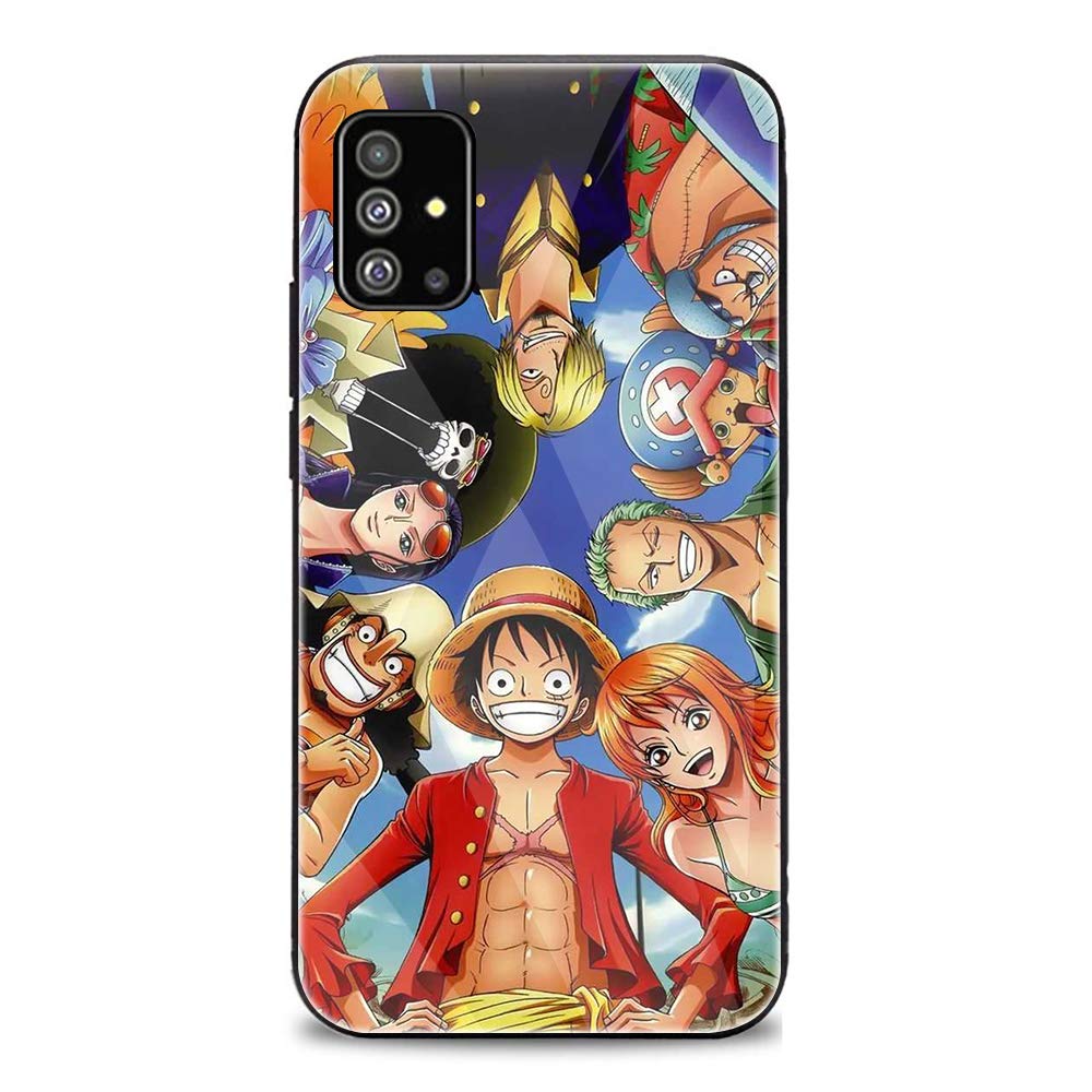 Futurecase Anime One Piece Straw Hat Tempered Glass Case Samsung