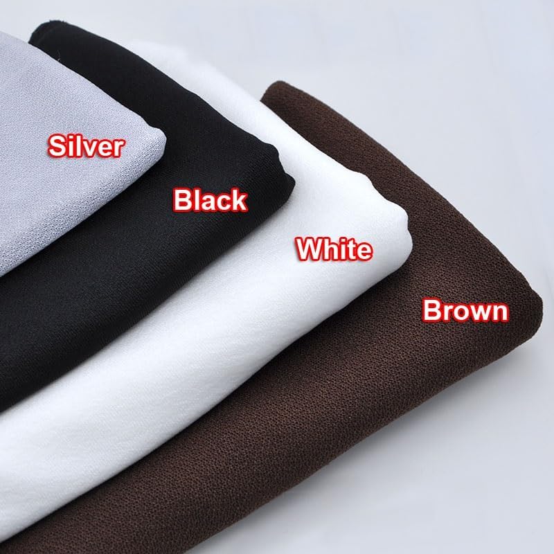 Silver/Red/White/Black/Brown Speaker Cloth Stereo Dust Cloth Filter Fabric Mesh Speaker Grille Mesh Cloth 1.7x0.5m(White)