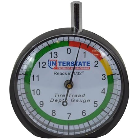 Interstate Pneumatics TG32 Professional Dial Type Tire Tread Depth Gauge