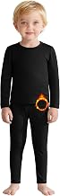 VZV 2T-5T Toddler Thermal Set for Boys Thermal Underwear for Kids Fleece Lined Toddler Base Layer Long Johns for Kids Boys