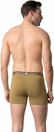 Seher Erkek Boxer Pamuklu Likralı 6'lı Paket