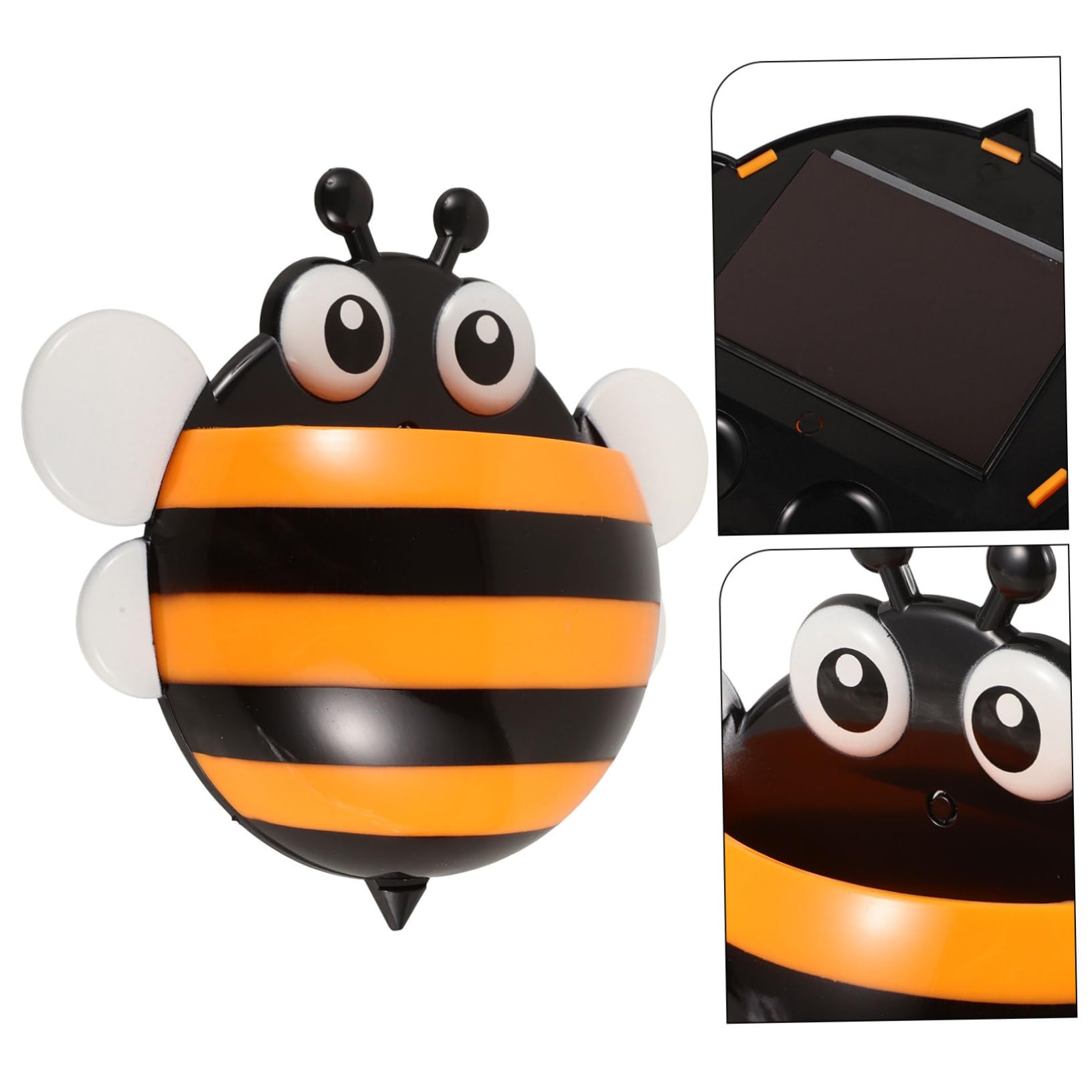 SHOWERORO 4 Portalápices Magnéticos Con Forma De Abeja Organizador De Escritorio Para Pizarra white.
