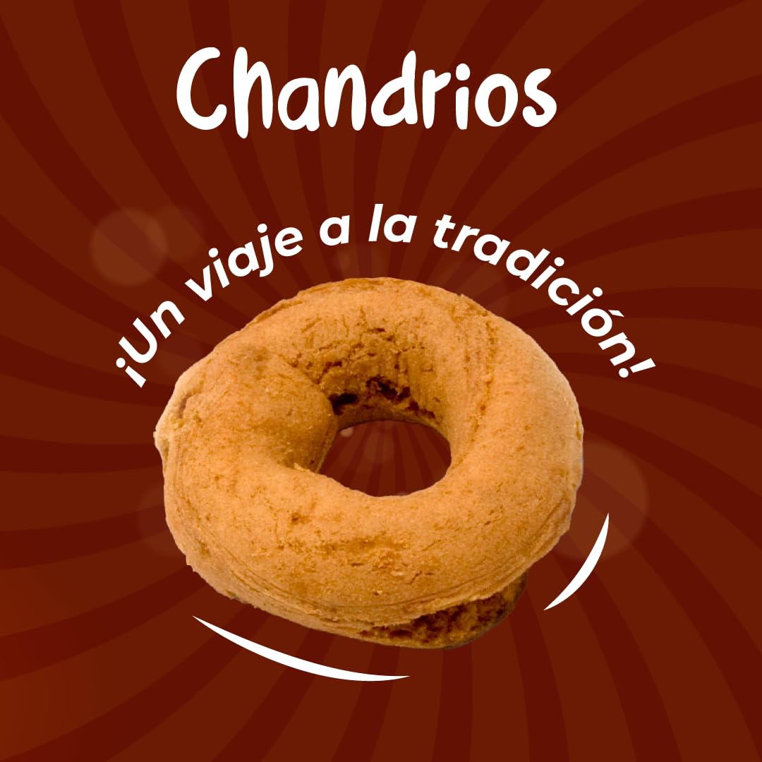 LAPASION - Rosquillas fritas hechas a mano | Rosco | Caseras | Rosco | CHANDRIOS | Palmeras |Dulces | 2.2 Kg
