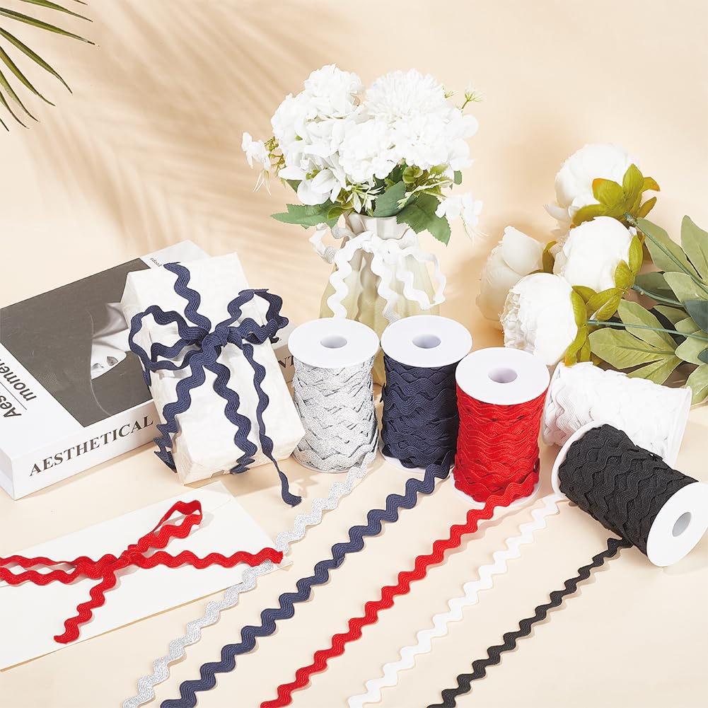 Nastro Rick Rack Bianco - 20 Mm Largo, 10 Yard, Per Cucito E Decorazioni - Foto 8