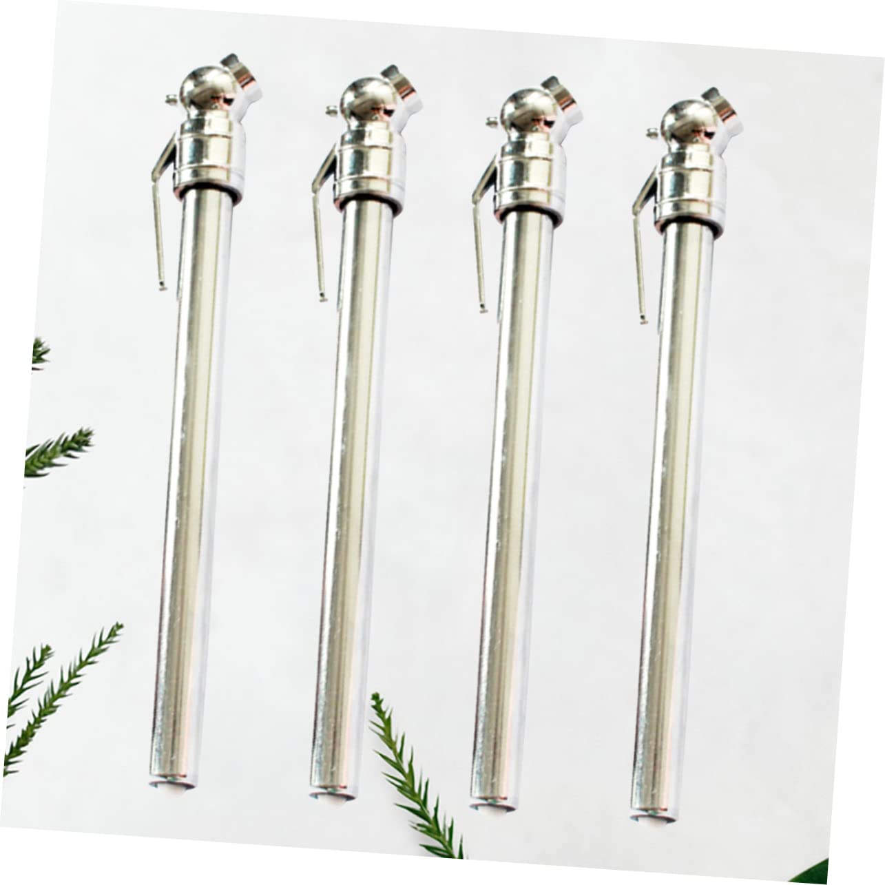 Cabilock 4Pcs Tire Pressure Pencil Gauge Manual Air Pressure for Car Rv ATV Motorcycle No Needed Durable Design Pocket Sized Pressure Checker Psi