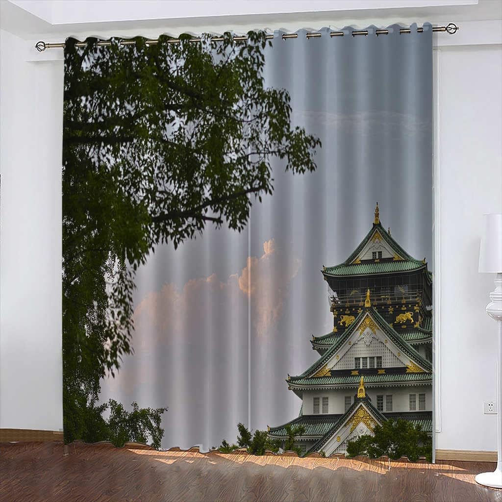 Rideaux occultants 3D paysage pour créer une ambiance cocooning de Noël