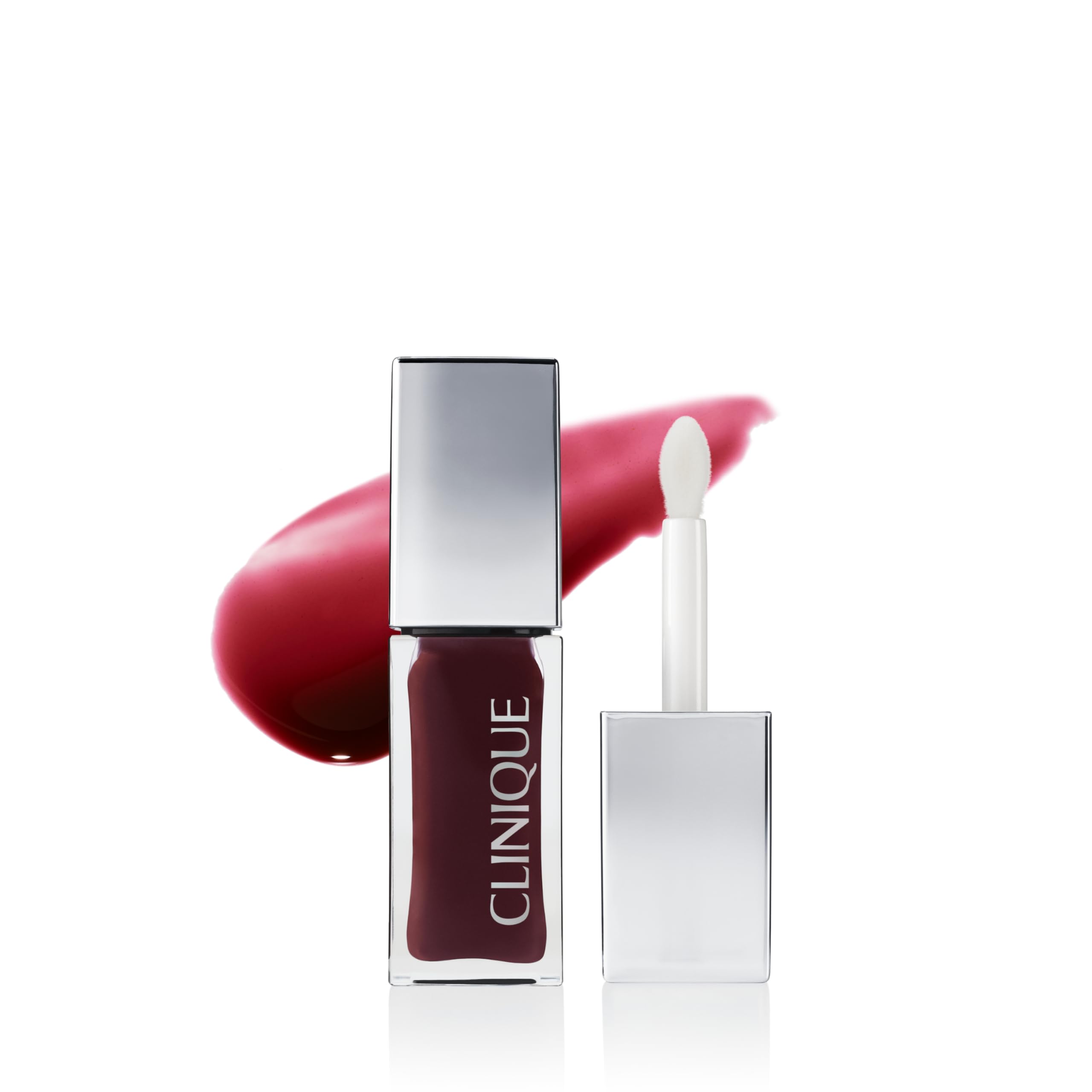 Clinique Pop Huile Teintée Lèvres + Joues | Nourrit les Lèvres + Effet Bonne Mine Naturel | Black, Pink et Nude Honey
