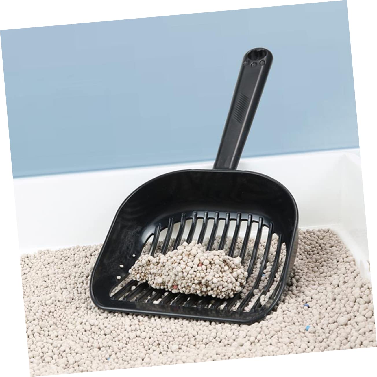 Happyyami 6pezzi Cucchiaio per Lettiera Ergonomico Plastica per Gatti Leggero e Facile da Pulire di Palette per Raccogliere Feci per Gatti e Piccoli Animali Domestici