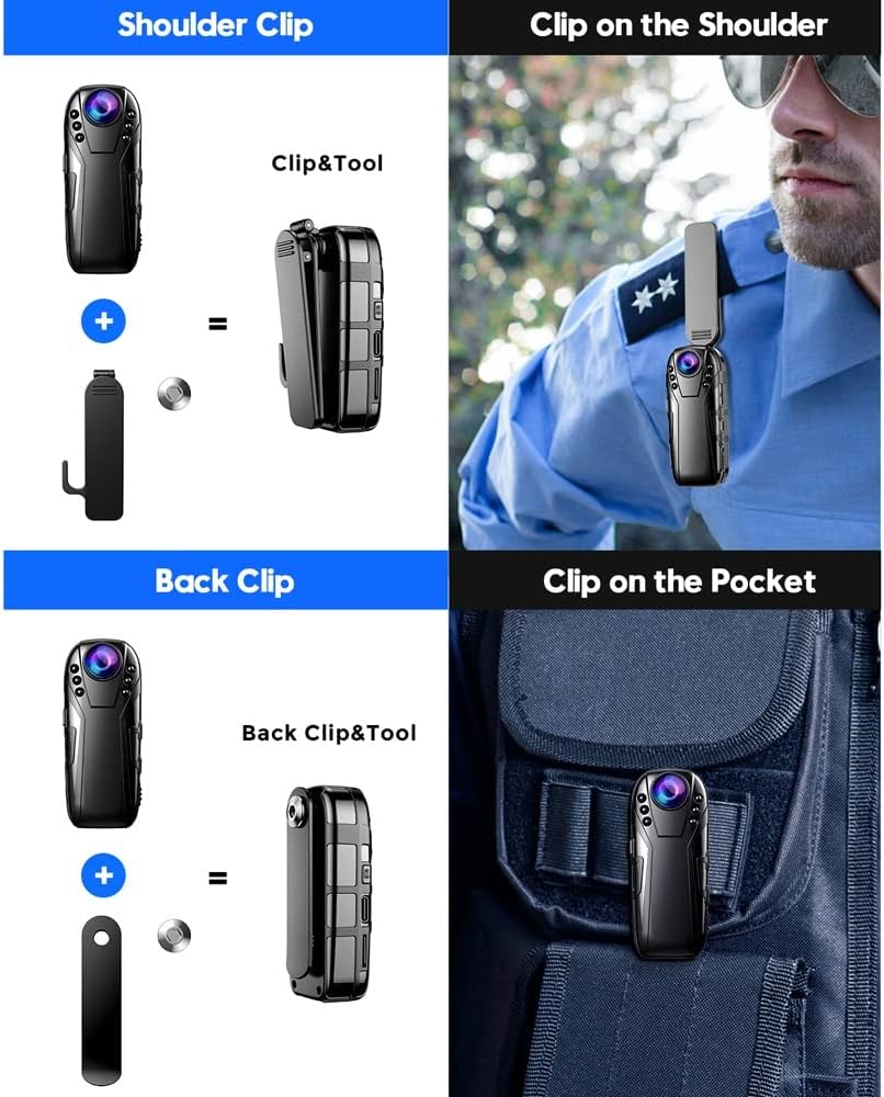 1080P Infrared Night Vision Full Lens Mini Camera Cam Small Camcorder 125 Degrees Wide Angle