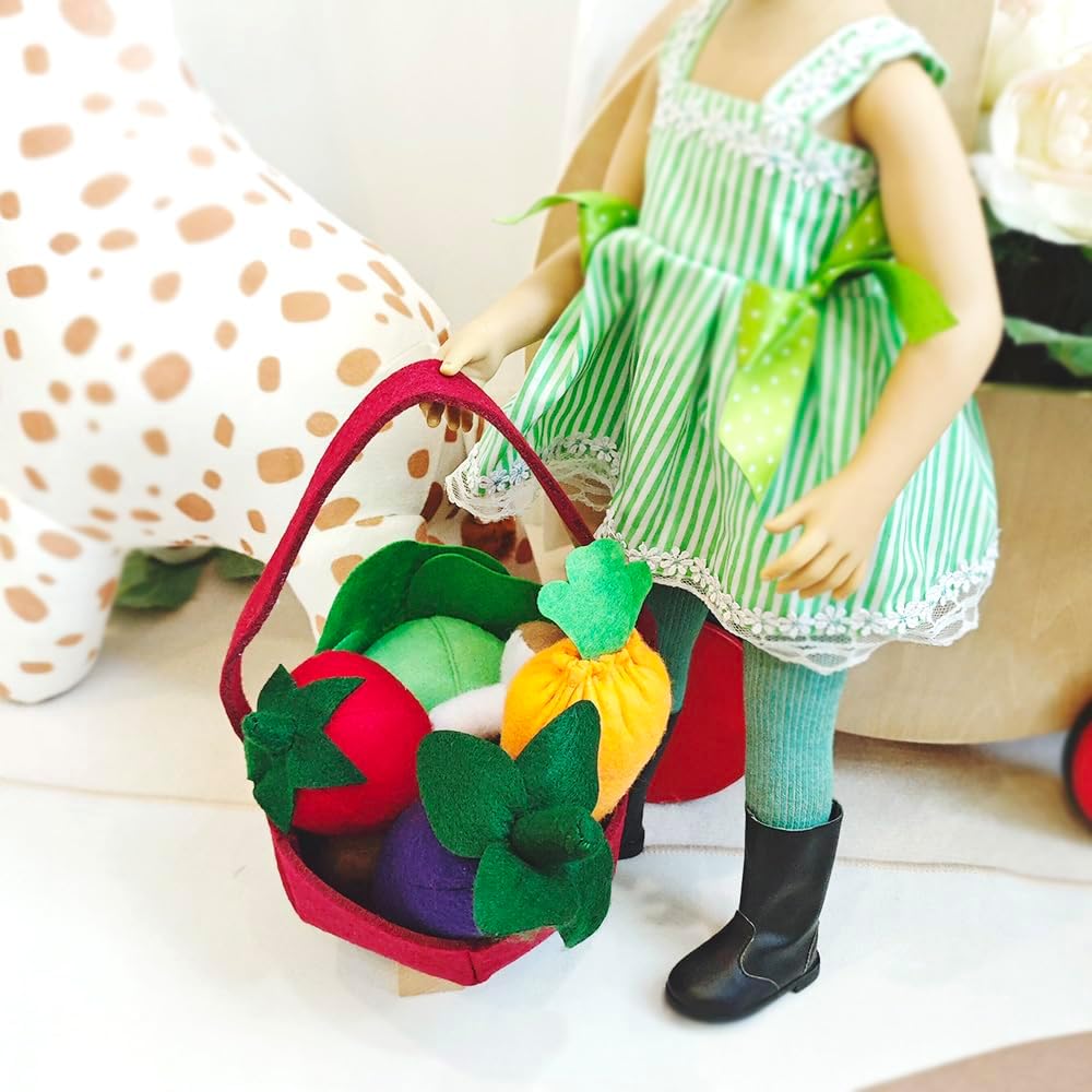 Felt Food Vegetables 7-Piece Set for Kids Toddler Jamaica Ubuy