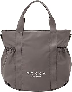 [TOCCA] WEB＆一部店舗限定・撥水・環境にやさしい素材 SANA SIDEPOCKET TOTE トートバッグ (ベージュ2)