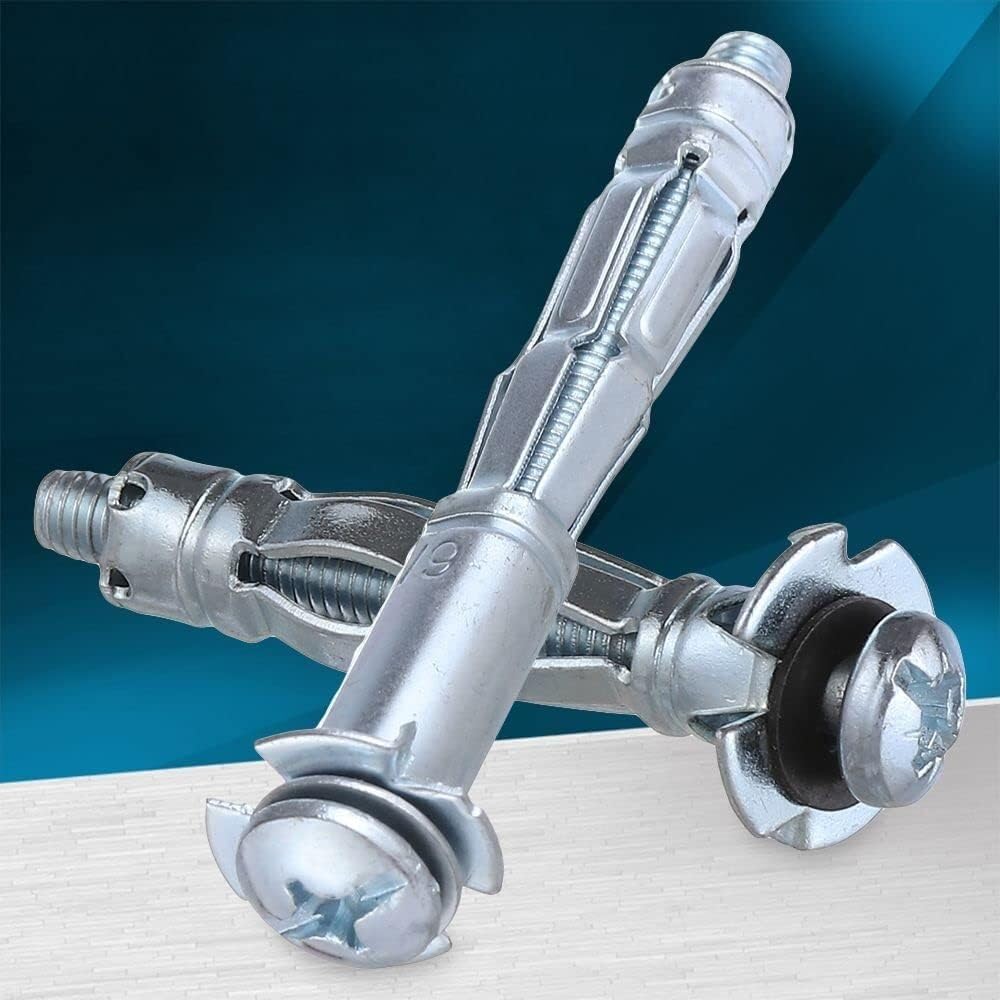 Pernos de expansión, ganchos de perno de anclaje, perno de alta resistencia Juego de pernos de expansión pesados ​​Kit surtido de tornillos de anclaje de pared de zinc Tornillos de expansión de techo