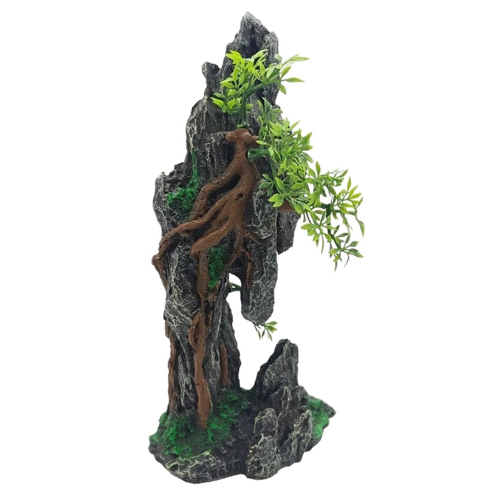 QuxetlRyz Aquarium Tunnel Decoration Fish Tank Decorative Rockery Ornaments, Faux for Ecological Landscaping, Decorations, Aquatic Hiding Caves
