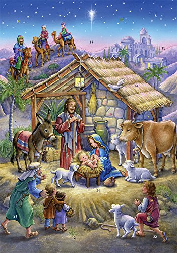 Peaceful Prince Advent Calendar (Countdown to Christmas) with Nativity Story by Vermont Christmas Company