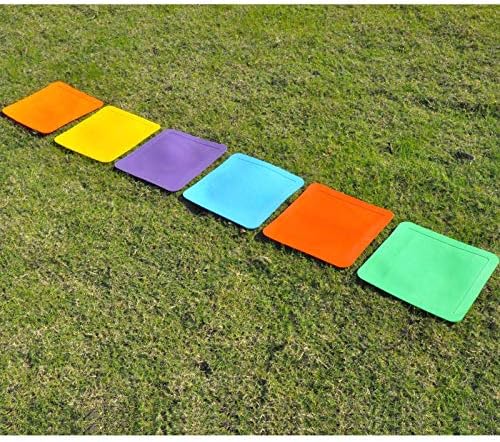 Eco Walker 12inch Flat Square Spot Marker Multi-Color Exercise Kids Floor Playmat 7 61eBDA2fQJL. AC