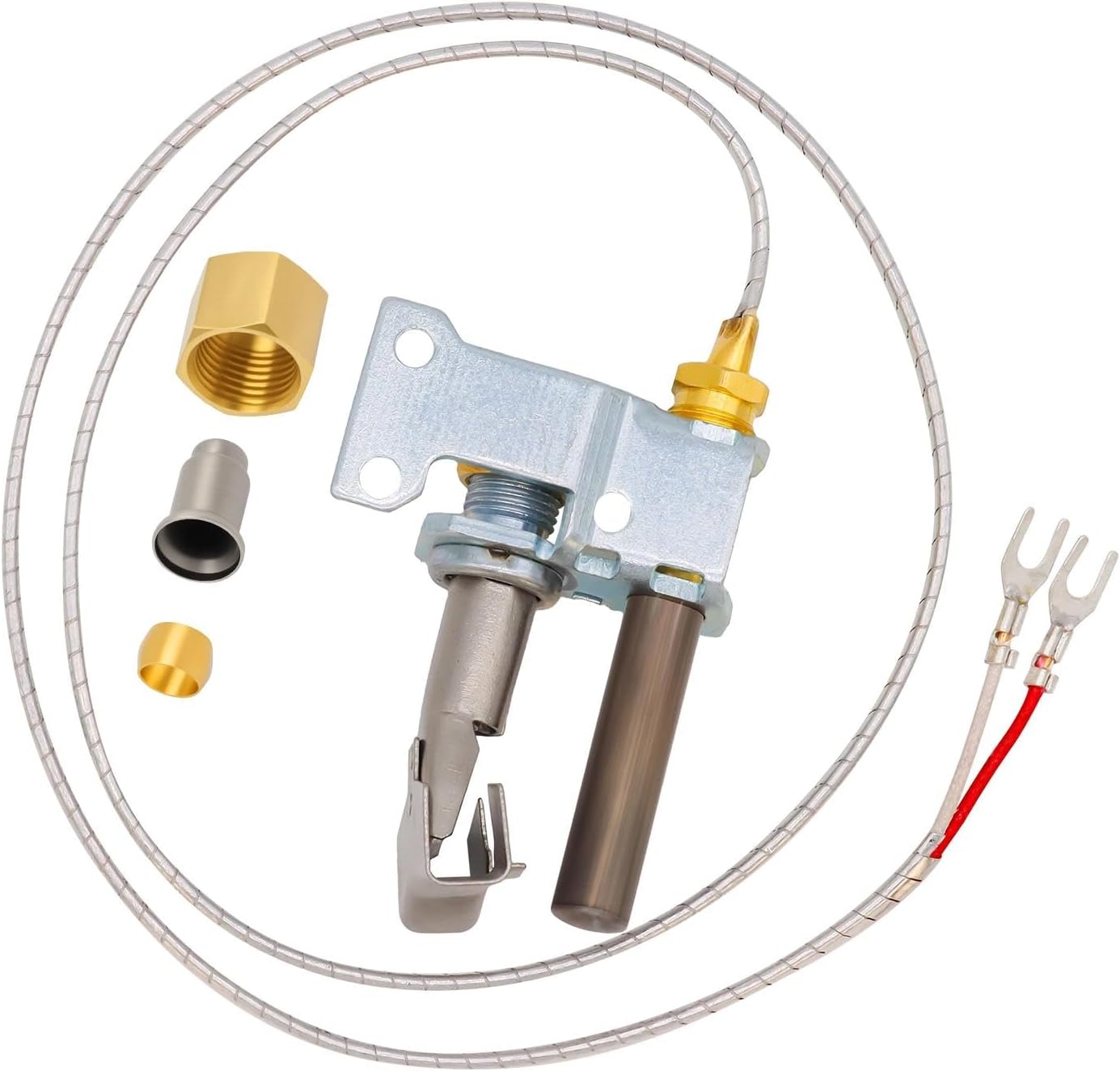 750 Millivolt Thermopile Assembly with Pilot Burner for Fireplaces, Fryer Stoves, Gas Compatible with Cecilware Imperial Fryer Series
