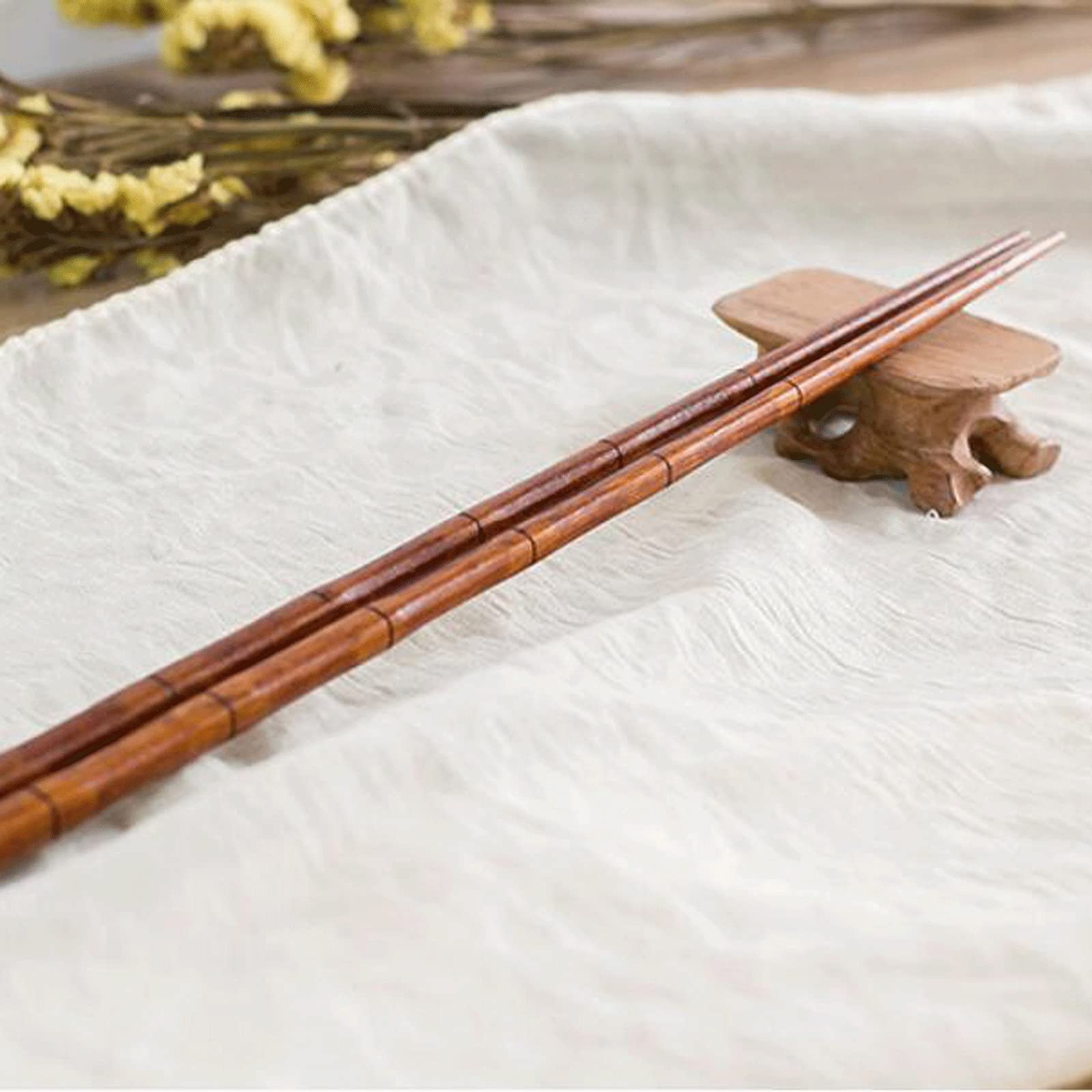 Essstäbchen, wiederverwendbar, 1 Stück, handgefertigte Holzstäbchen, Geschenkgeschirr, Essstäbchen, Geschirr, Essstäbchen