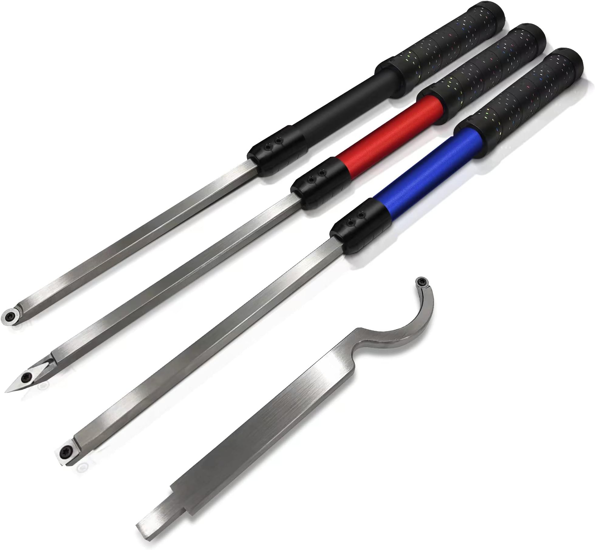Carbide lathe turning tool 7pc， Full Size woodturning tools 20 inch (Multi-color)