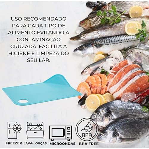 CONJUNTO 4 TÁBUAS DE CORTE COM SUPORTE CINZA