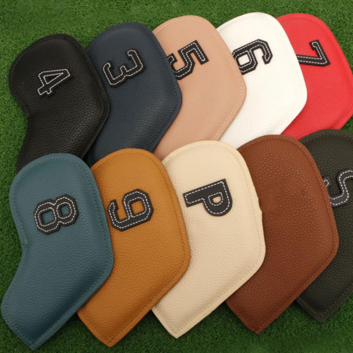 Funda para Putter de Golf de PU, 10 Piezas, Mallet