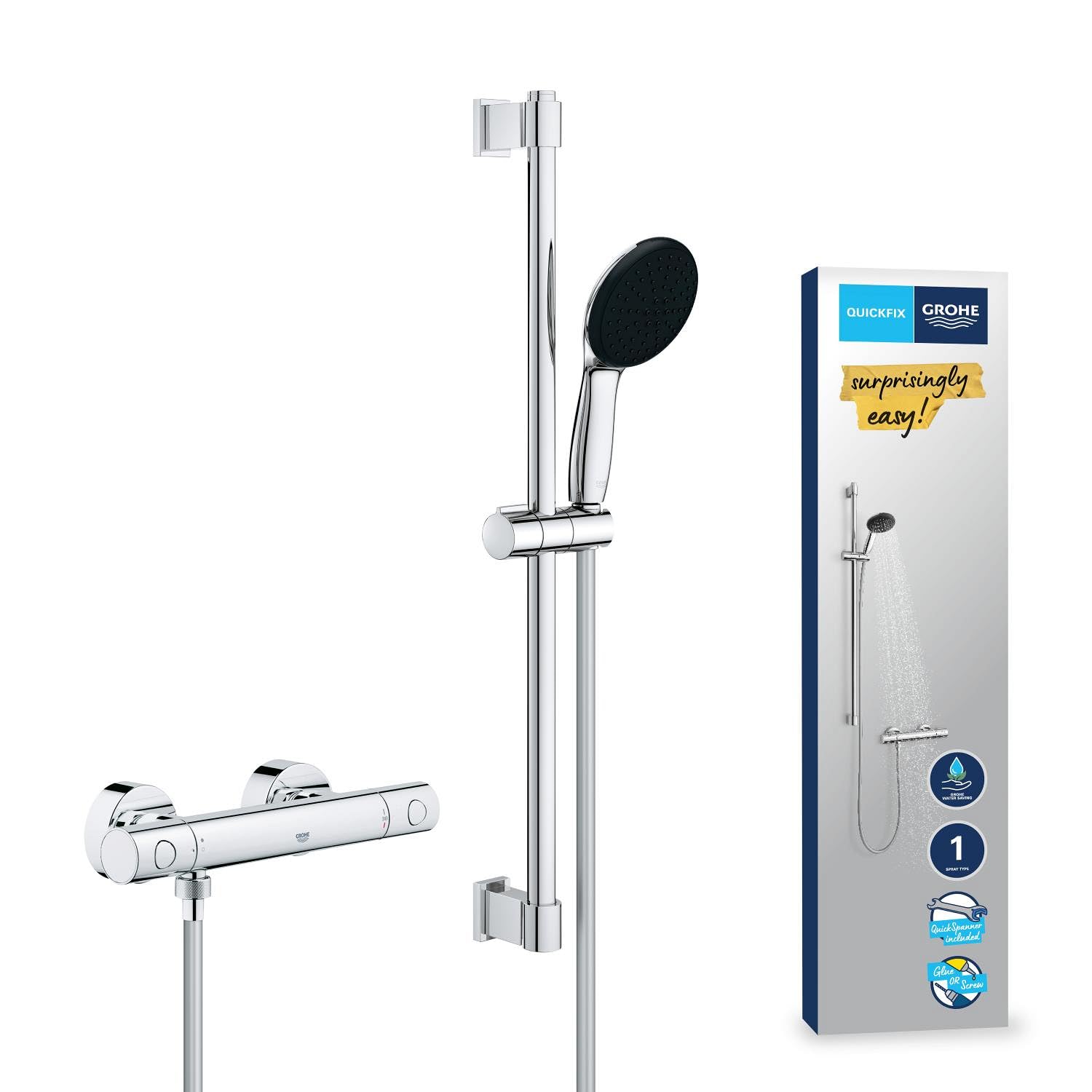 Grohe Precision Get Miscelatore termostatico per doccia, 34856000