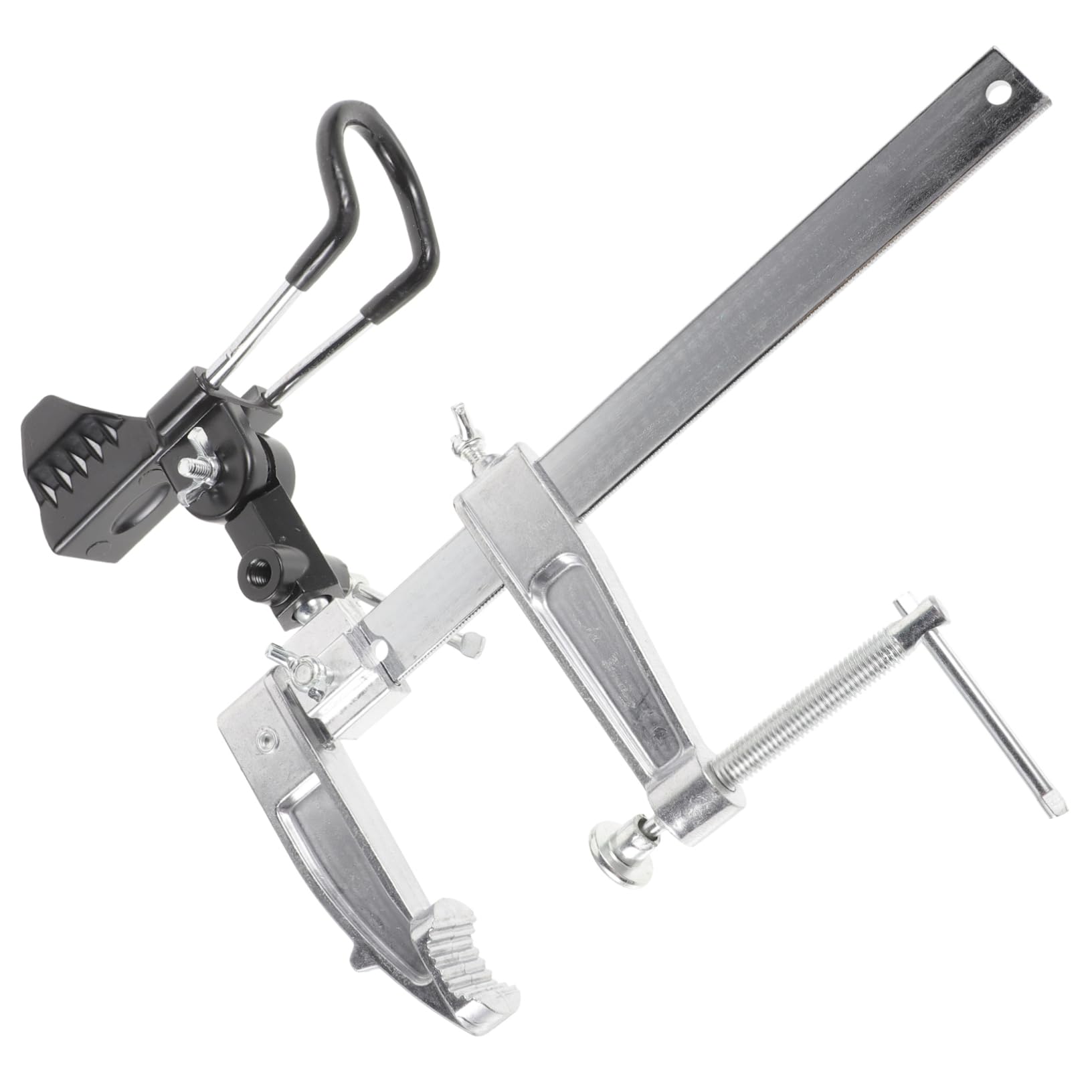 BRIGHTFUFU 360° Rotation Handle Sturdy Material for Sea and Hand Fishing Compact Fishing Rod Stand Random Style