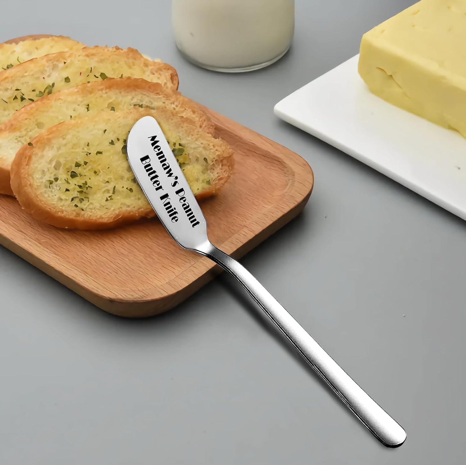 Funny Memaw's Peanut Butter Knife, Personalized Engraved Peanut Butter Spreader Cheese Knives, Novelty Anniversary Christmas Gifts for Sandwich Bread Toast Butter Lover