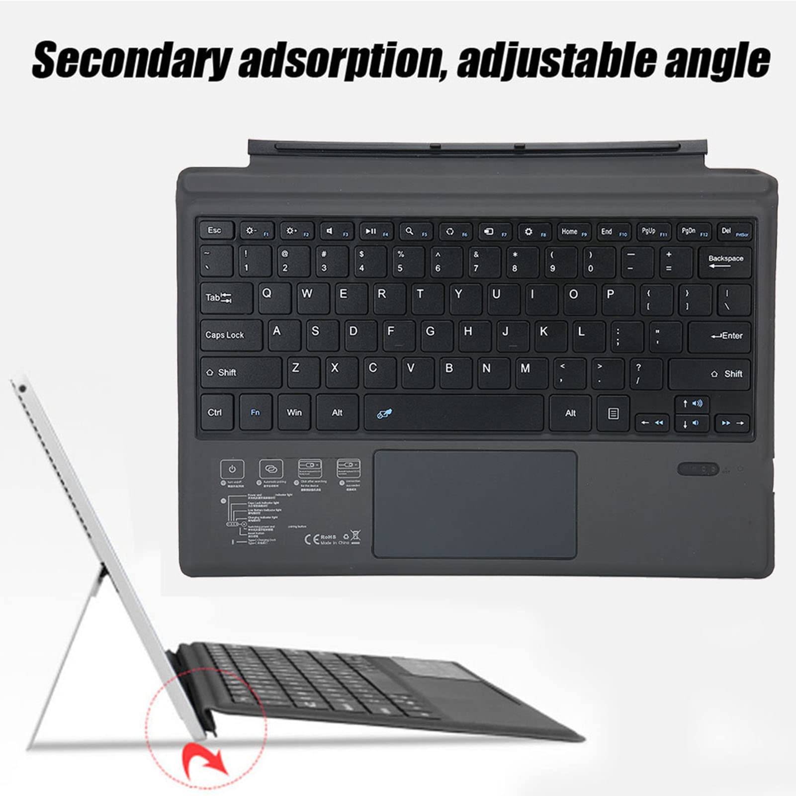 Surface Pro3 4 5 6 7 通用 Bluetooth キーボード Amazon | For Surface Pro3/4/5/6/7/7+ コンピューター用
