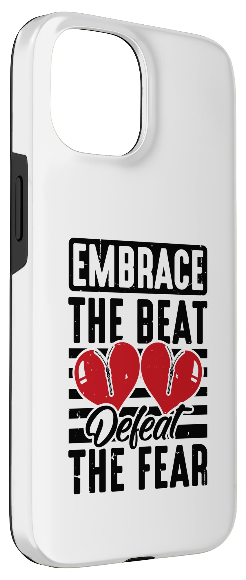 Embrace The Beat Defeat The Fear - Open Heart Surgery Case for iPhone 15 - Image 3