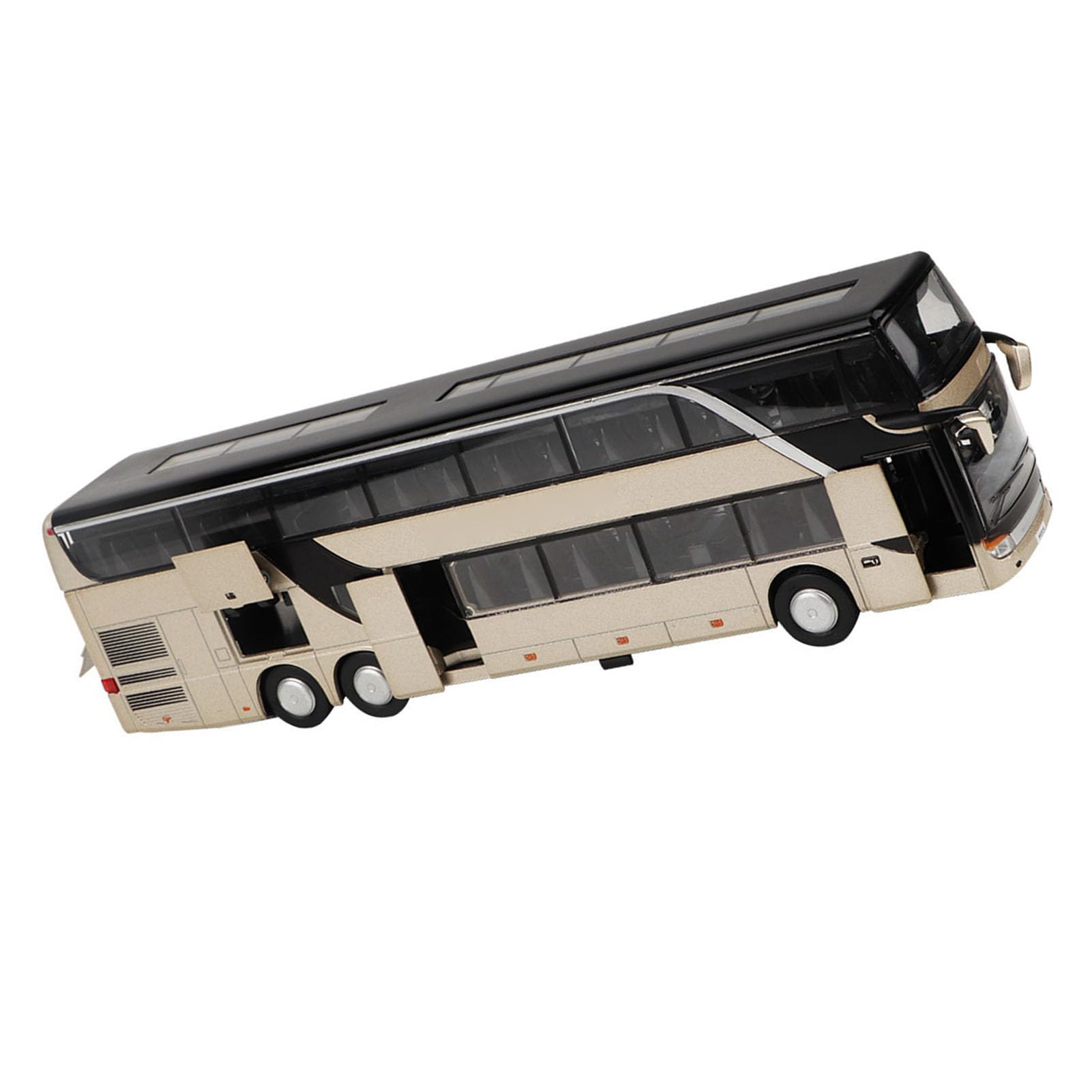 Acouto Modellino di Autobus a Due Piani in Lega con Luce LED e Funzione