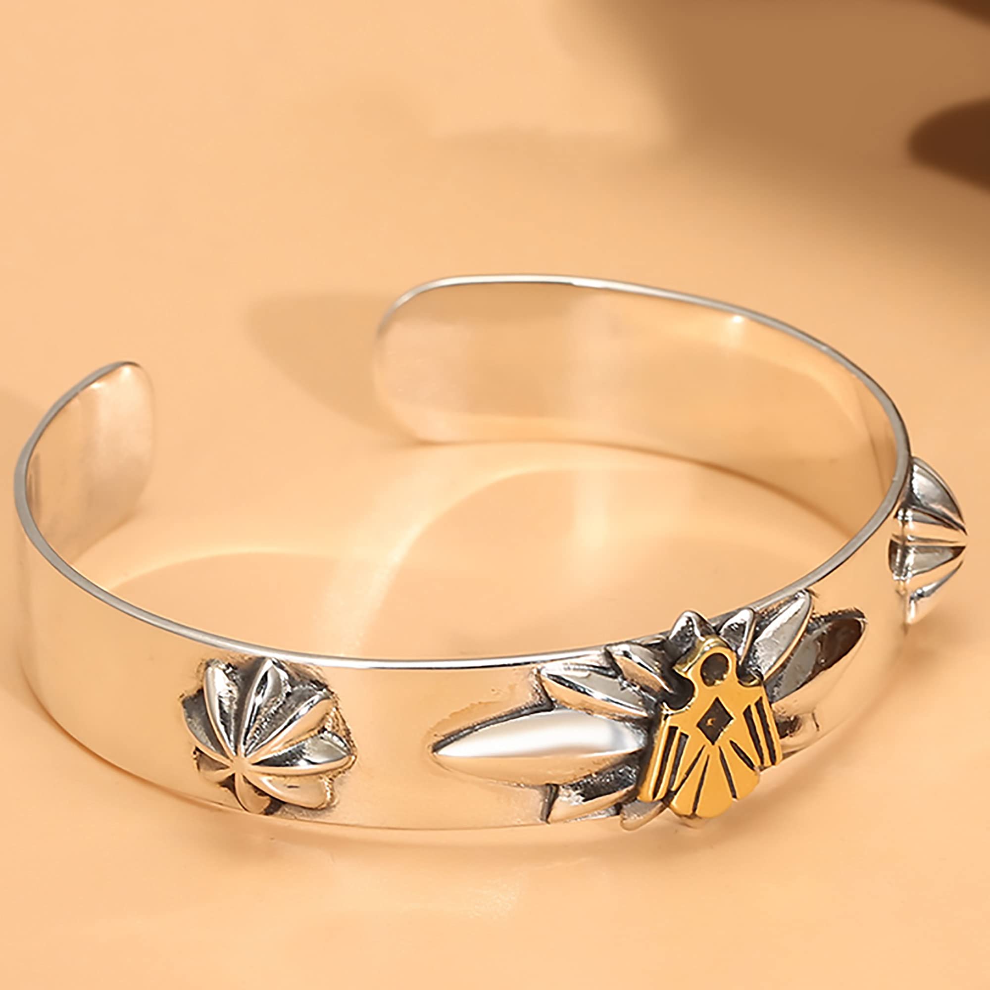 925 Sterling Silver Bangles,Indian Flying Eagle Turquoise