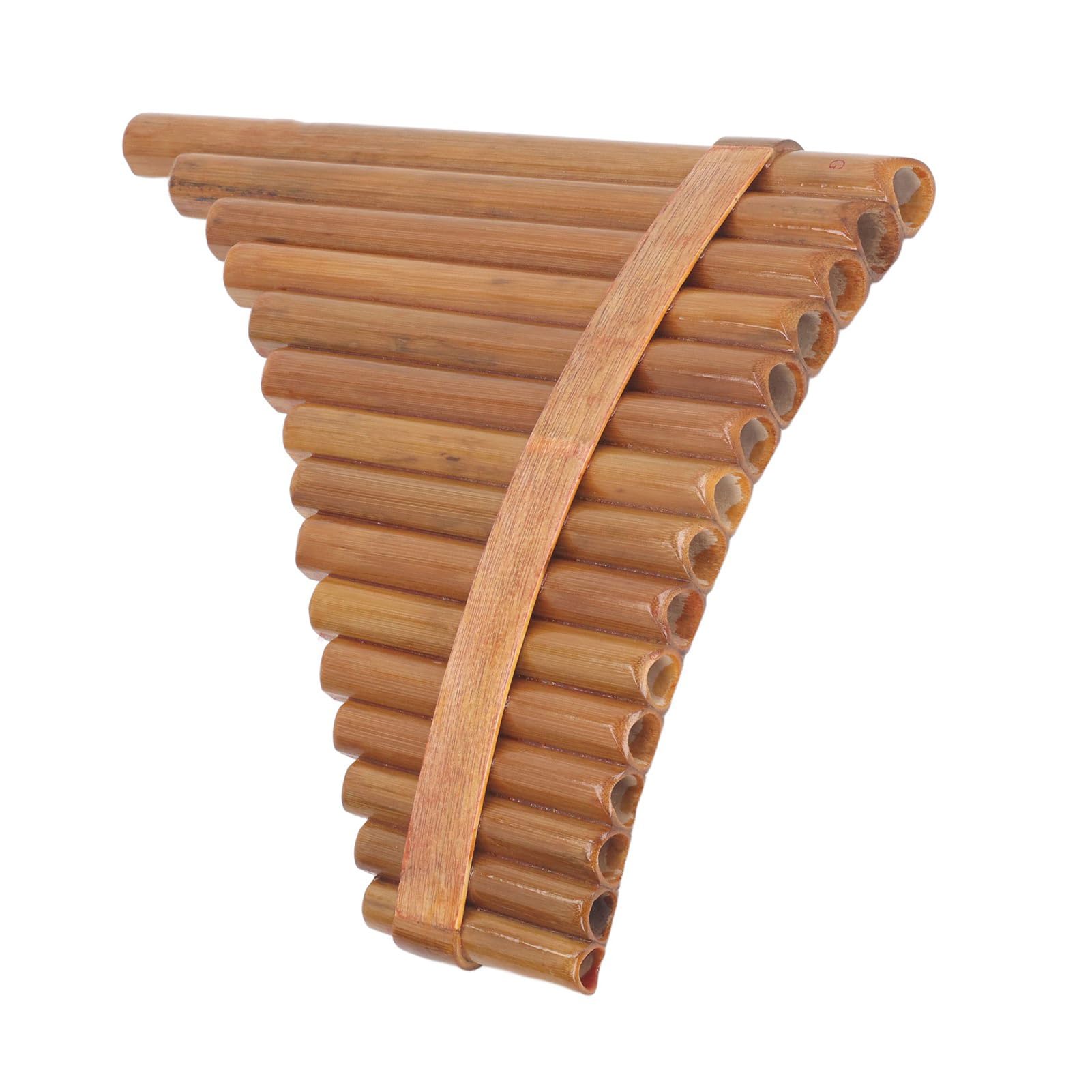 Flûte de Pan Professionnelle Réglable à 15 Tuyaux, clé G, Compacte et Portable pour les Performances sur Scène (main droite)