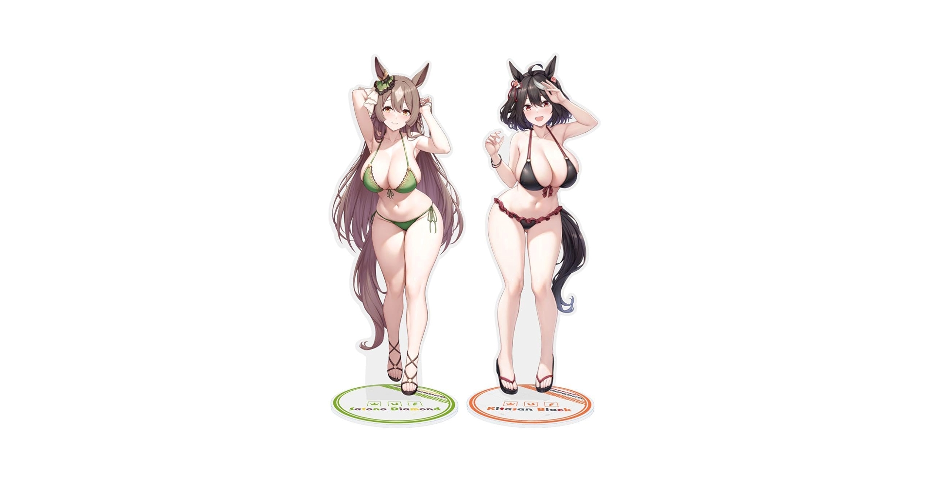 缶子牧場　ウマ娘　キタサンブラック　サトノダイヤモンド　アクリルスタンド Amazon.co.jp: 缶子牧場 新刊&ウマ娘 特大 サトノダイヤモンド