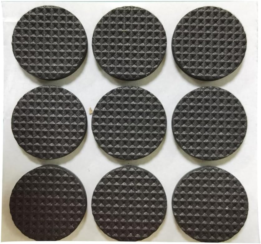 24Pcs Non Slip Furniture Pads Premium Furniture Grippers Self-Adhesive Rubber Feet Ideal Protect Hardwood Laminate Flooring
