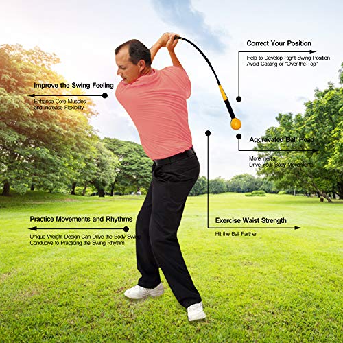 VGBEY-Palo-para-Entrenamiento-de-Swing-Golf-Entrenador-Golf-Club-Training-Aid-Herramienta-practica-la-Pelota-Accesorio-en-el-Campo