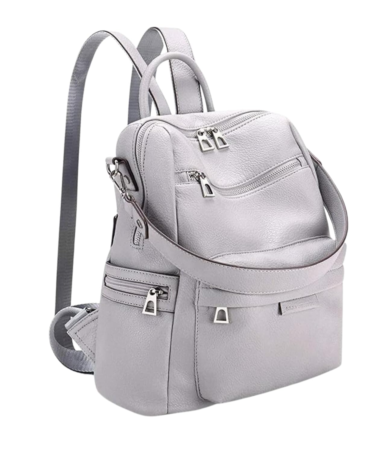jaisom Stylish Women's Fashion Backpack Purses Multipurpose Design Handbags and Shoulder Bag (AUG_Buzz, Grey_001_BZ)-picture-32