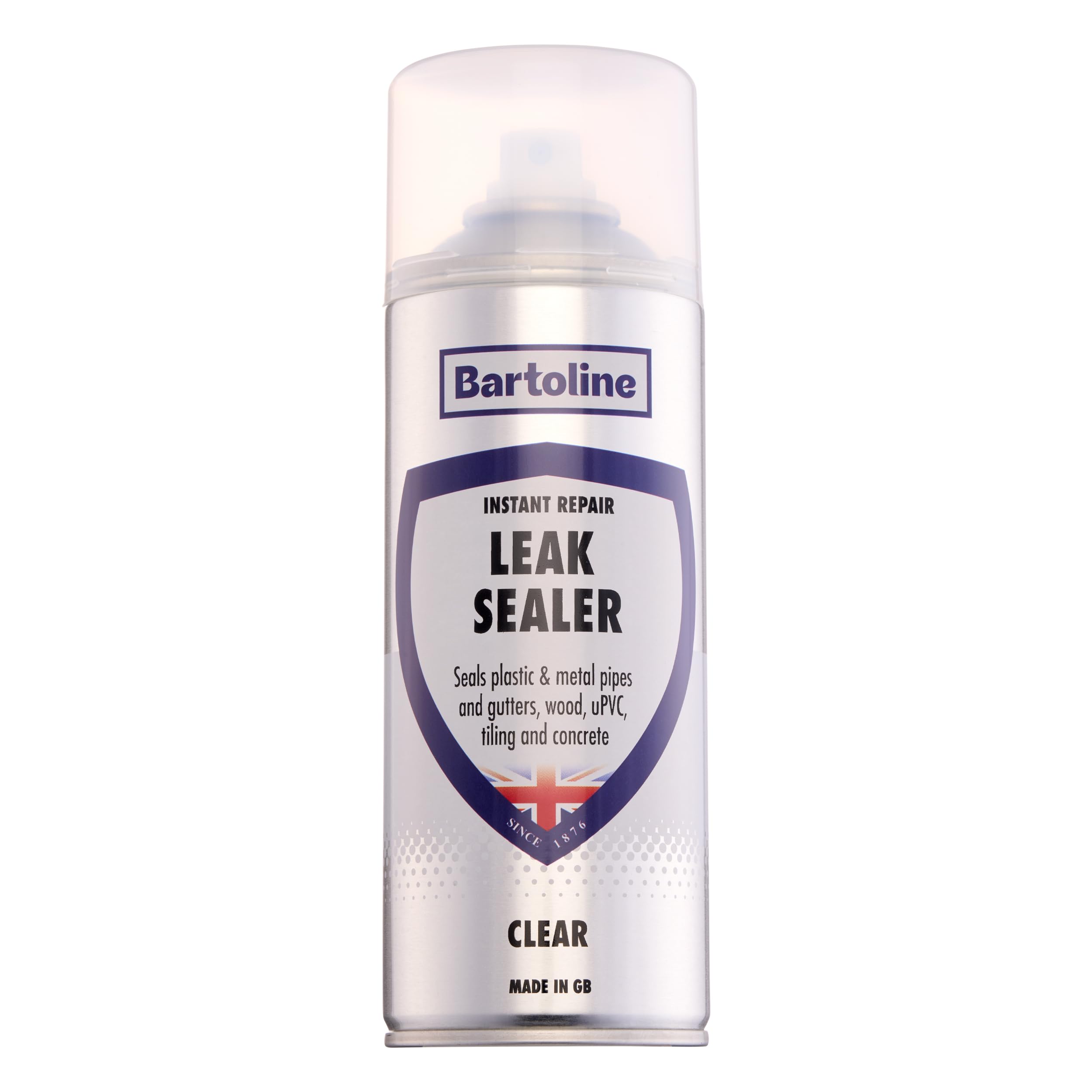Bartoline Leak Sealer Clear 400ml – Premium Transparent Waterproof Spray Sealant for Instant Repairs Weatherproof, Durable & Overpaintable