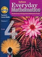 Indiana Everyday Mathematics Teacher's Lesson Guide Grade 4 Volume 2 0076559815 Book Cover