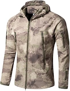 MORISTE Army Jacket Men Soft Shell Fleece Lining Military Windproof Tactical Mens Jackets Waterproof Hunt Coats
