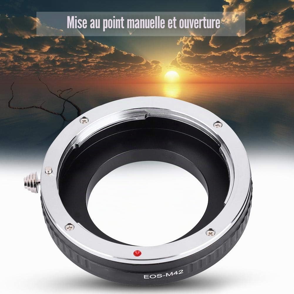 EBTOOLS pour Bague d'adaptation m42 vers Objectif EF Bague Adaptateur D'objectif -M42 pour Objectif de Monture EF/EF-S pour Appareil Photo à Monture M42