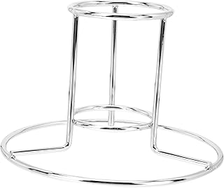 CIYODO 1 Peça Prateleira De Frango Assado Galvanoplastia Fora Da Grade Gaiolas De Frango Para Acampamento Externo Suporte De Frango Para Churrasco Rack De Frango Para Churrasco Rack De