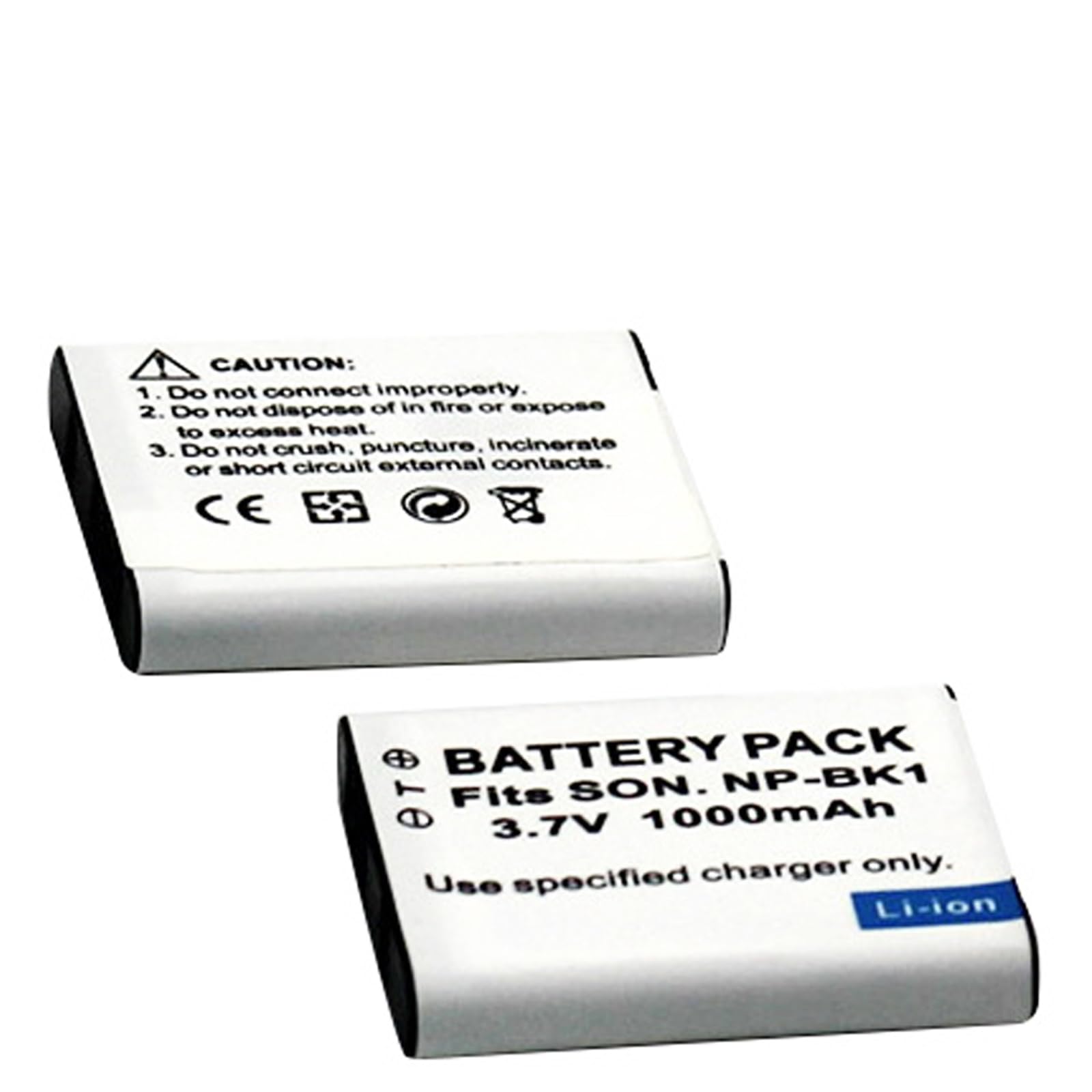 Zsolarigt NP-BK1 Replacement Camera Battery 3.7V 1000mAh for Sony DSC S750 S780 S850 980 W180 W190 W370 Camera