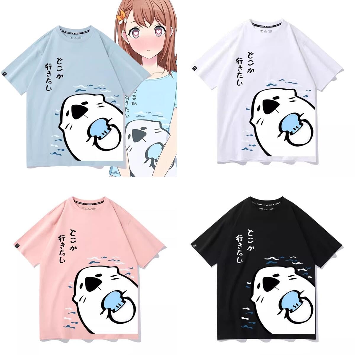 予約商品】花里 みのり 愛用 ラッコTシャツ［XLサイズ］ プロジェクト
