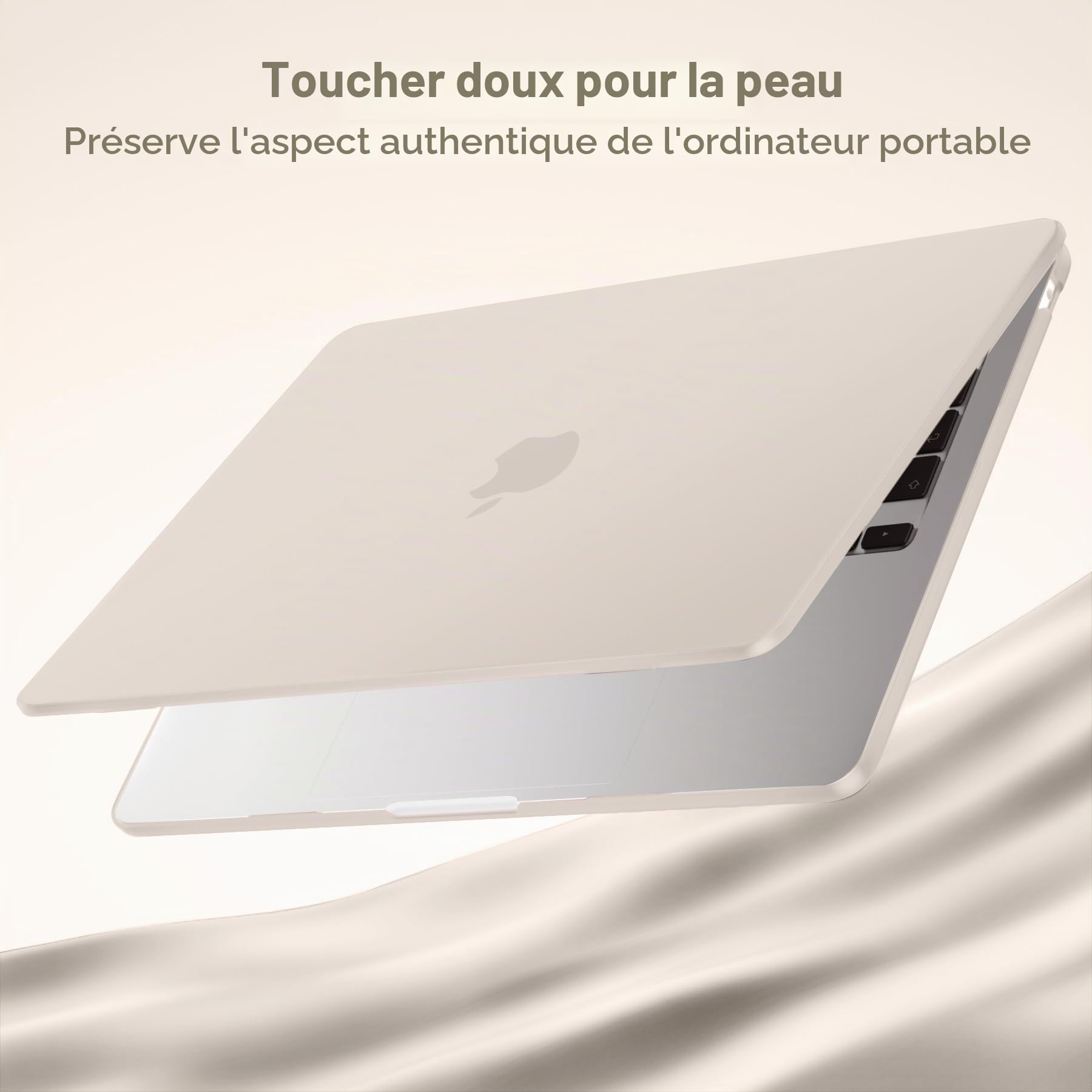 MOSISO Coque Compatible avec MacBook Air 13 Pouces M5 M4 M3 M2 2026-2022