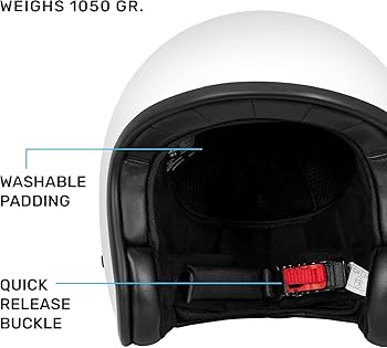 WESTT Vintage Jet Kask Retro Kask motocyklowy I Damski i