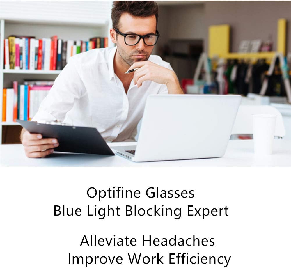 Reading Glasses Anti Blue Light Blocking Reader Oversized Frame for Women Men for Mid Big Face Anti Eyestains - Image 4