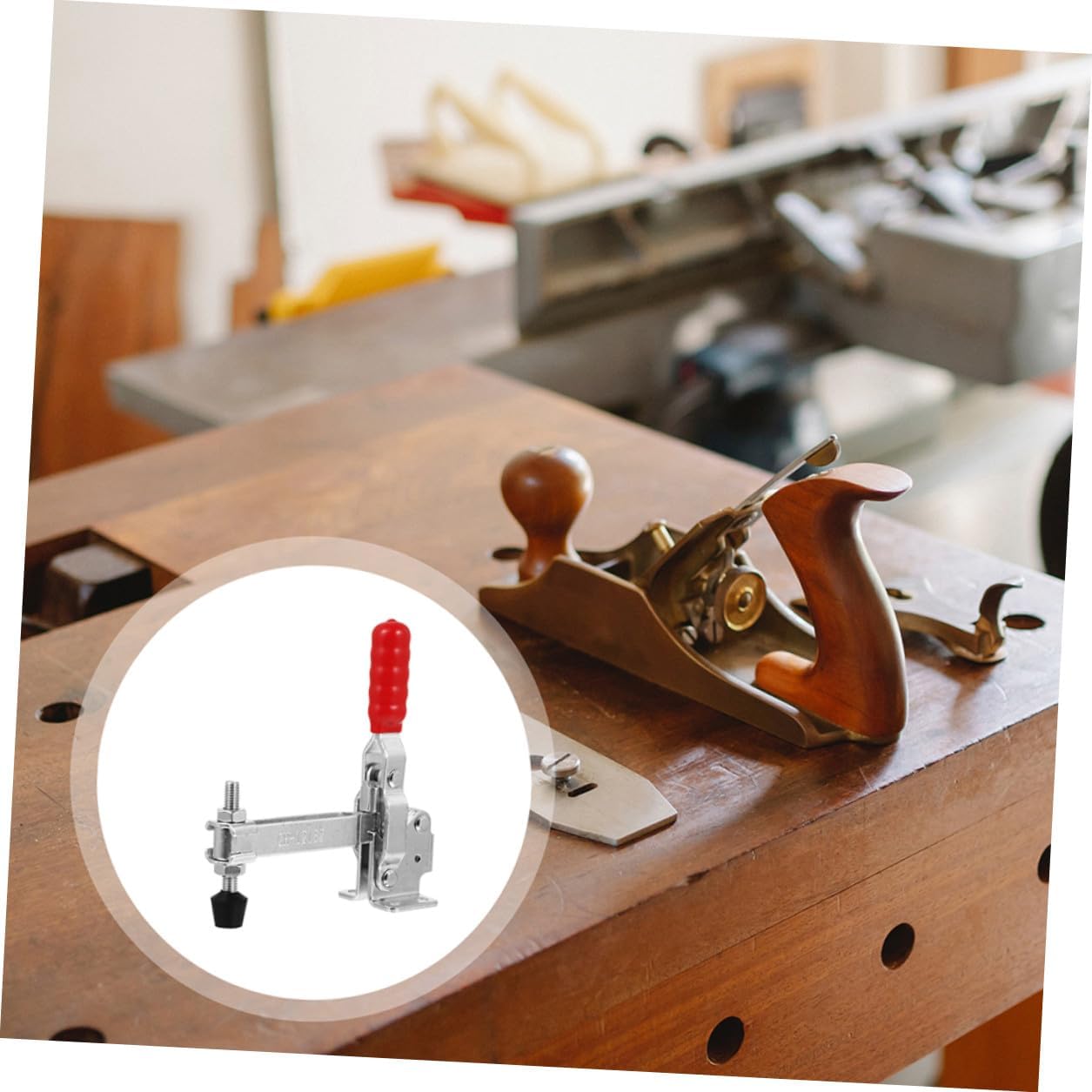 2pcs Welding Toggle Clamps Quick Fixed Metal Hold down Clamps for Woodworking and Welding Supply Workholding Tools