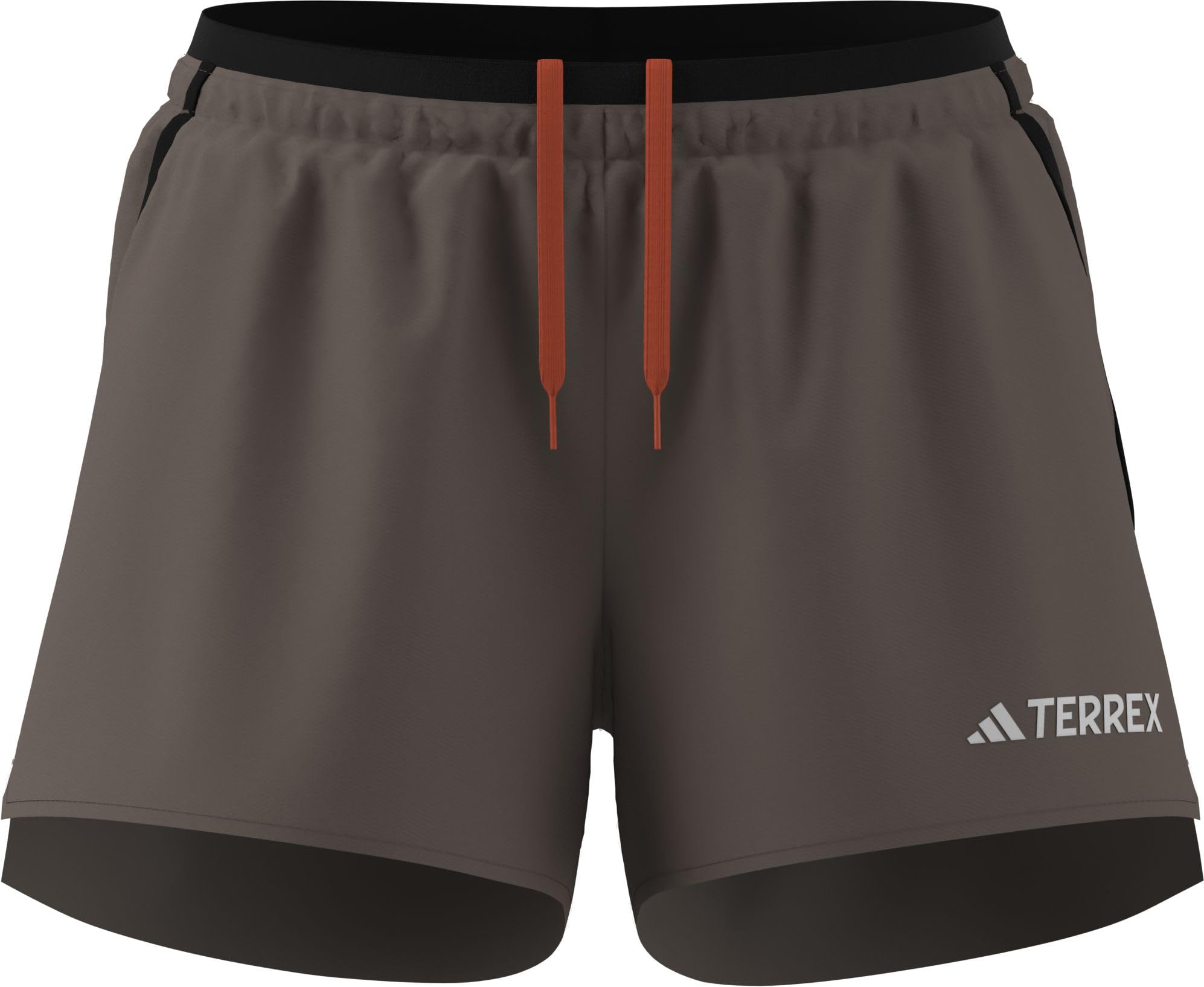 adidas Women's Terrex Multi Light Shorts, Trace Brown, XS 3 inch